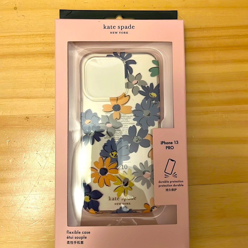 Kate Spade iPhone 13 pro floral cover